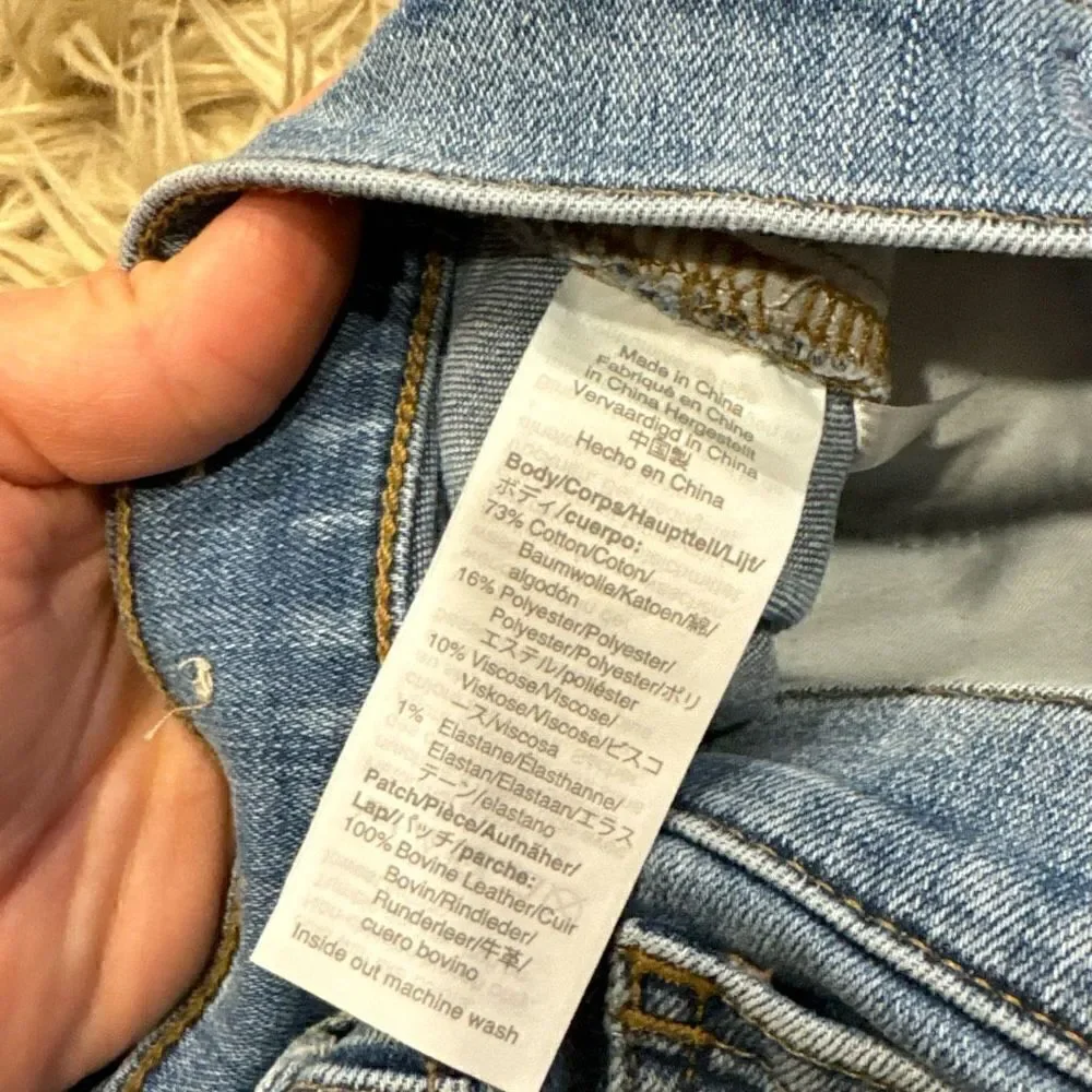 Madewell 11” roadtripper jeans size 32